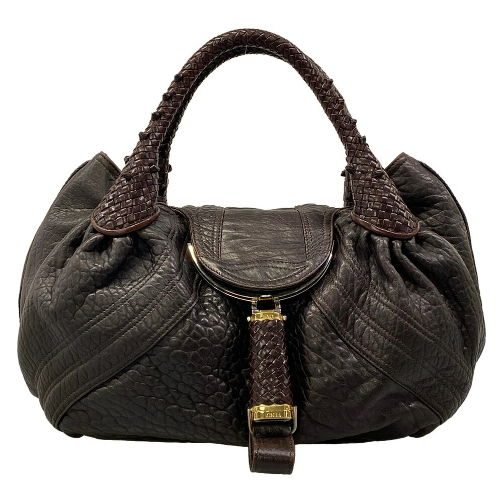 Fendi Spy Bag Dark Brown Leather #347043F10B